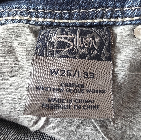 Distressed Blue Women's Jeans - Picture 5 of 5